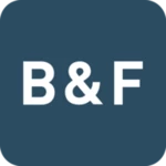 my b&f android application logo